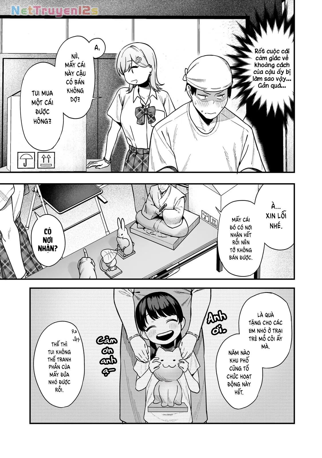 Lỡ tay sửa xe đạp cho nàng Gyaru, ai dè lại bị nàng bám lấy Chapter  3 - 18