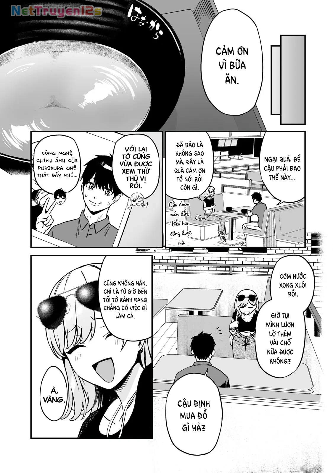 Lỡ tay sửa xe đạp cho nàng Gyaru, ai dè lại bị nàng bám lấy Chapter  4 - 10