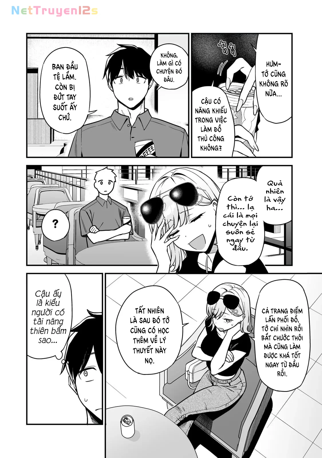 Lỡ tay sửa xe đạp cho nàng Gyaru, ai dè lại bị nàng bám lấy Chapter  4 - 15