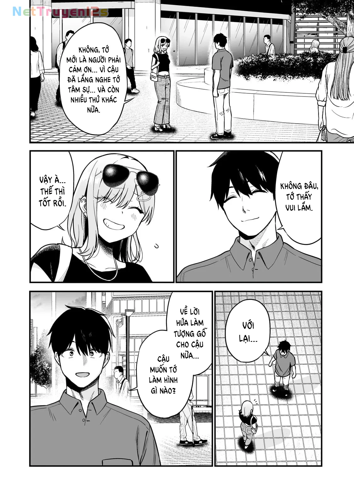 Lỡ tay sửa xe đạp cho nàng Gyaru, ai dè lại bị nàng bám lấy Chapter  4 - 19