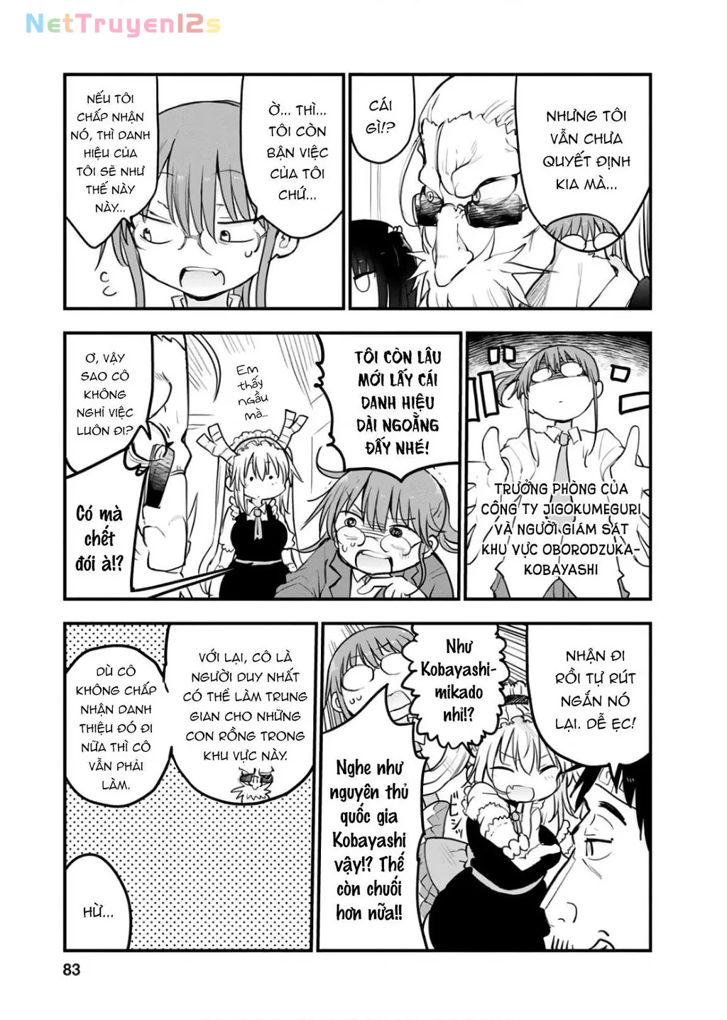 Hầu gái rồng nhà Kobayashi Chapter  84 - 4