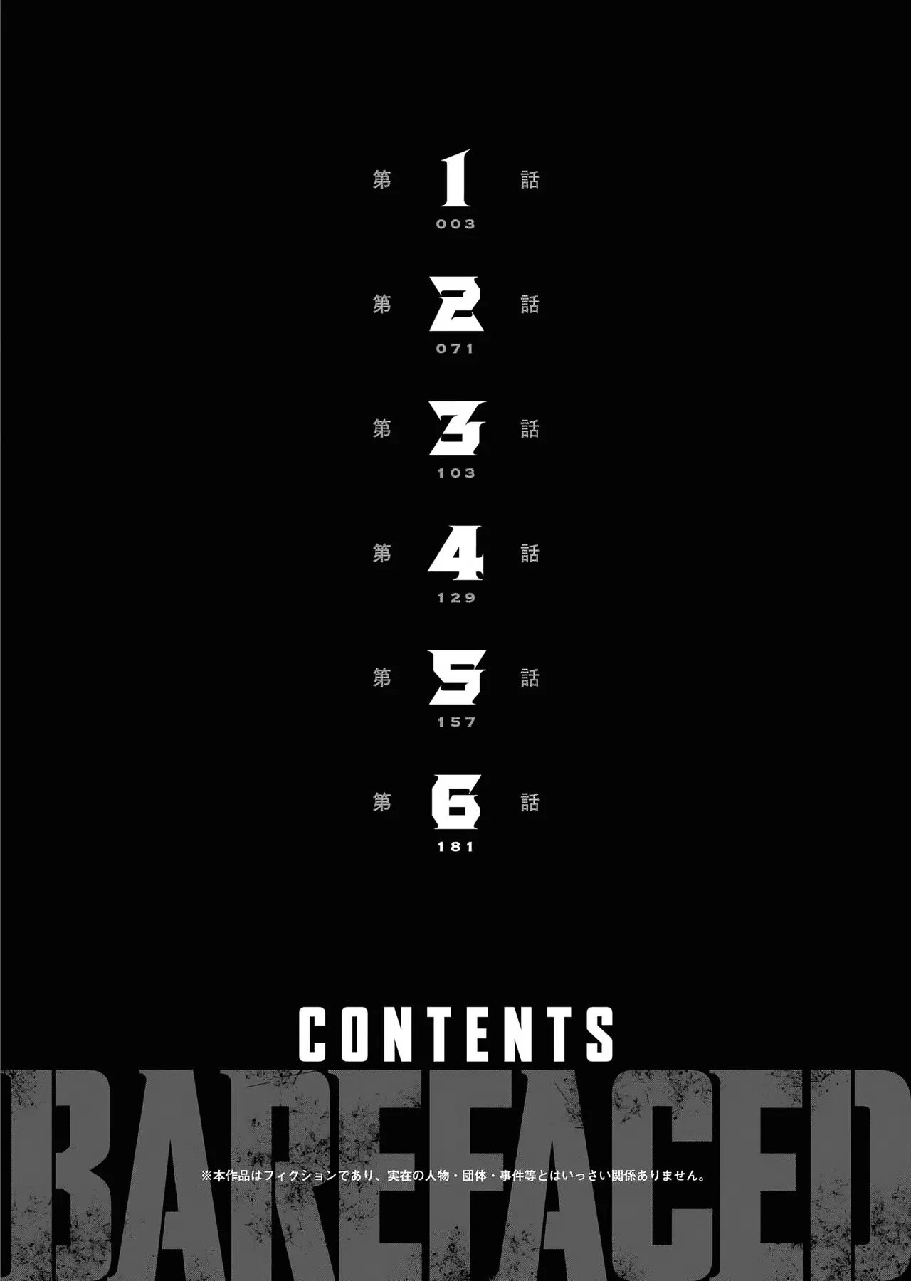Barefaced Chapter 1 - 4
