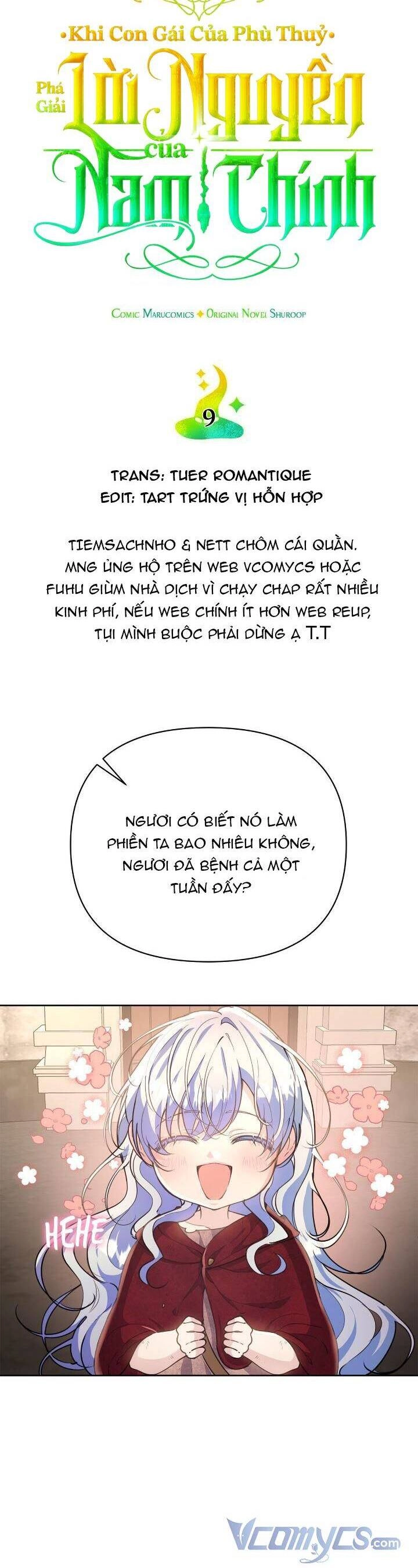 Khi Con Gái Của Phù Thuỷ Phá Giải Lời Nguyền Của Nam Chính Chapter 9 - 15