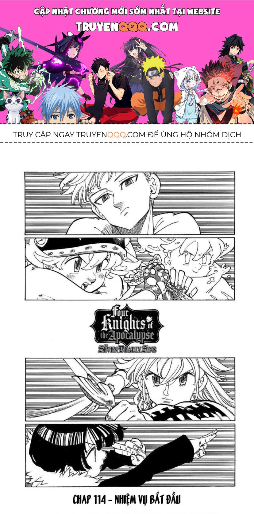 Tứ Kỵ Sĩ Khải Huyền Chapter 114 - 1