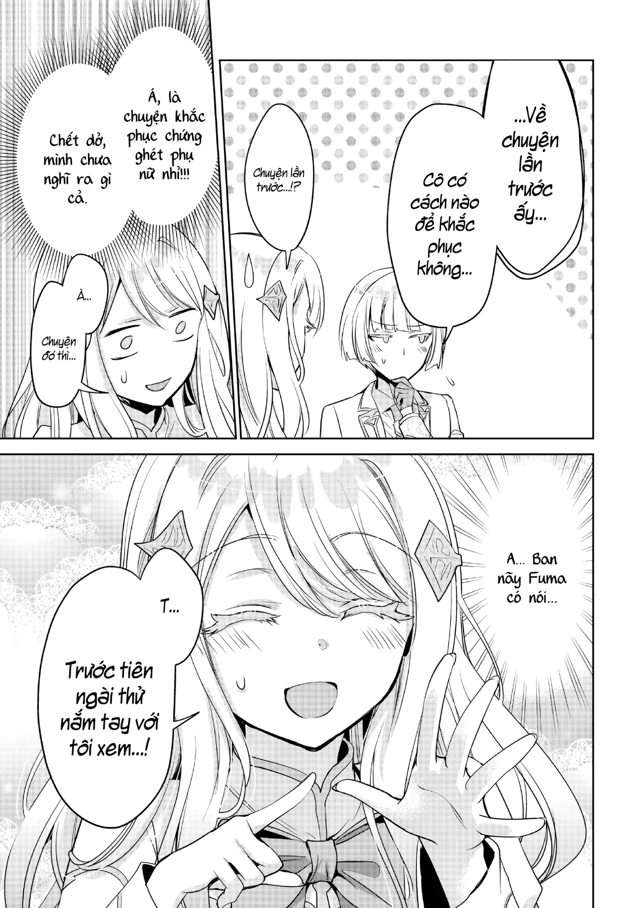 Thánh nữ và nữ phản diện sẽ cùng nhau phá đảo Otome game! Chapter  4 - 14