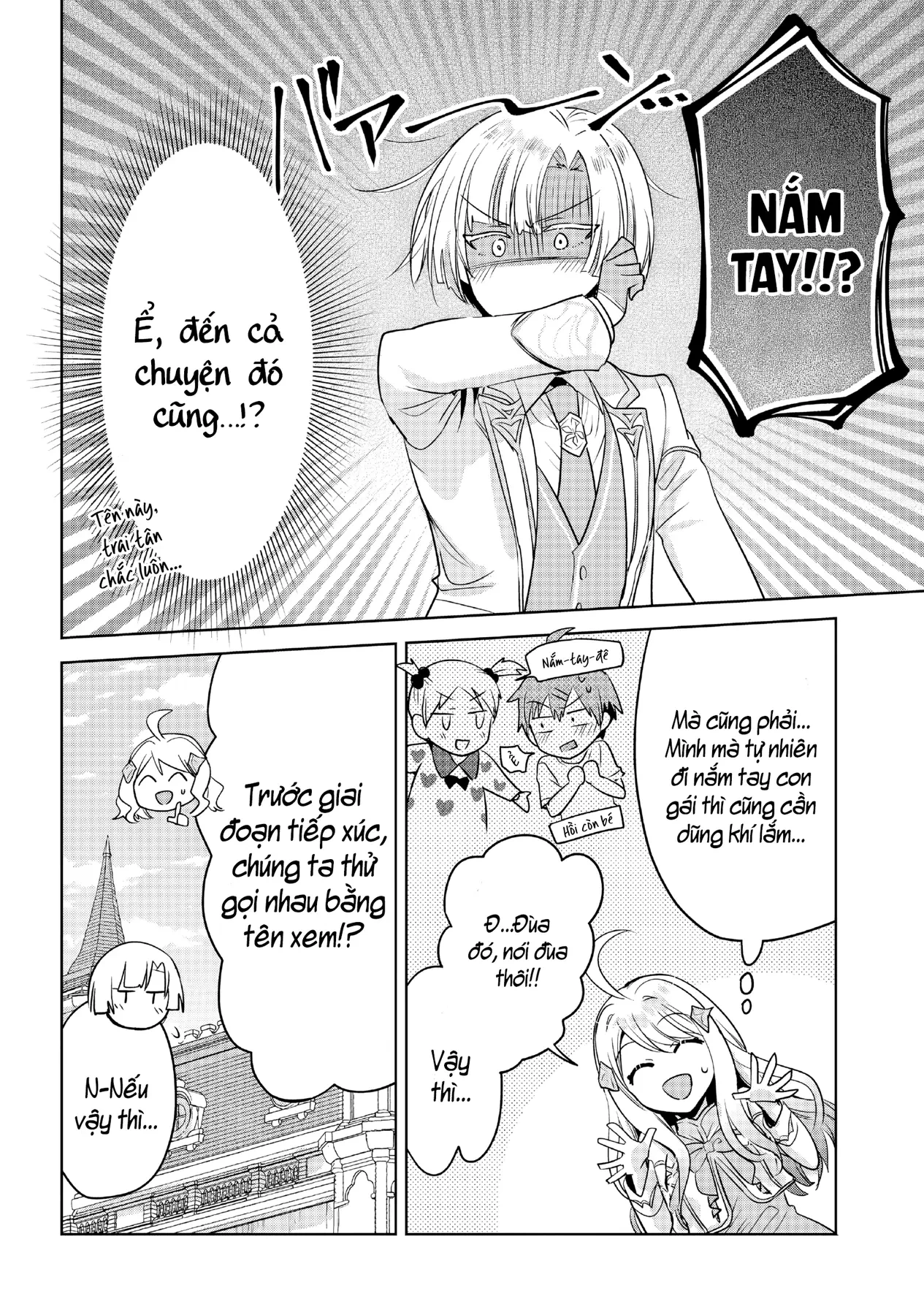 Thánh nữ và nữ phản diện sẽ cùng nhau phá đảo Otome game! Chapter  4 - 15