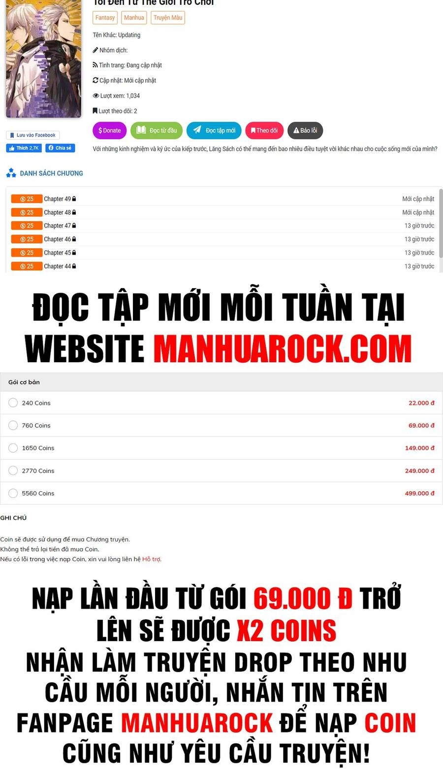 Tôi Đến Từ Thế Giới Trò Chơi Chapter 36 - 95