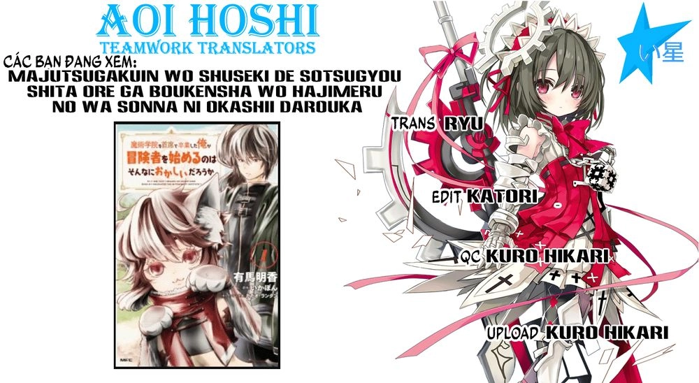 Majutsugakuin Wo Shuseki De Sotsugyou Shita Ore Ga Boukensha Wo Hajimeru No Wa Sonna Ni Okashii Daro Chapter 1.2 - 1