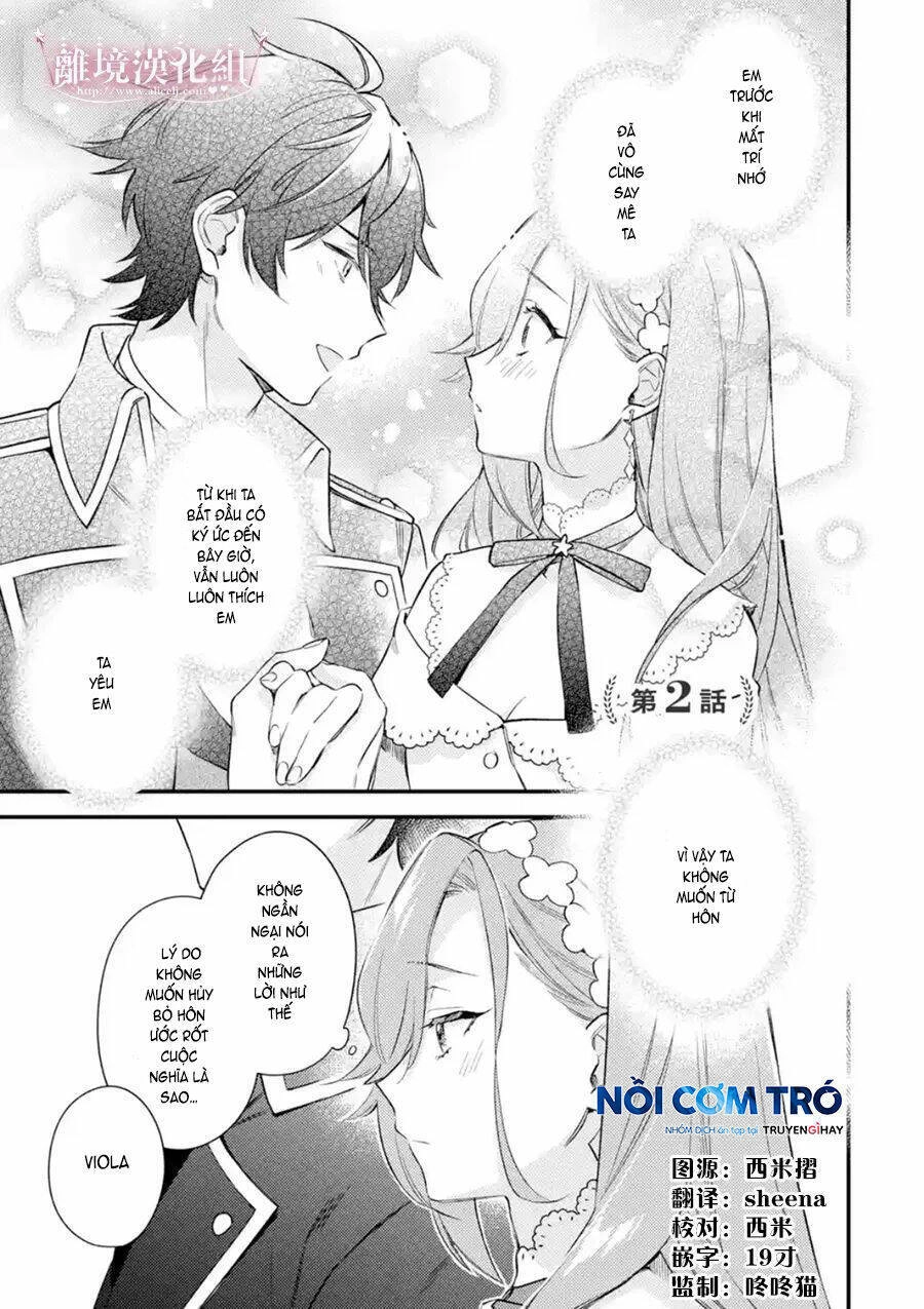 Vì Để Hủy Bỏ Hôn Ước Tôi Đã Giả Vờ Mất Trí Chapter 2.2 - 2