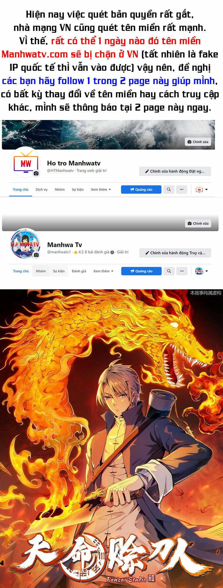 Thiên Mệnh Xa Đao Nhân Chapter 62 - 1