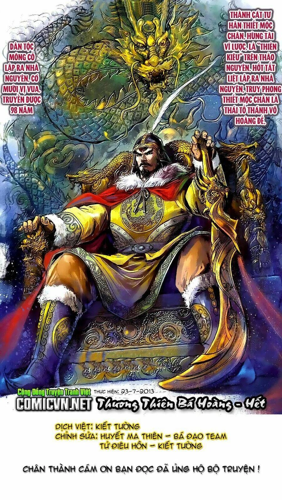 Thiên Tử Truyền Kỳ 8 - Thương Thiên Bá Hoàng Chapter 70 - 29