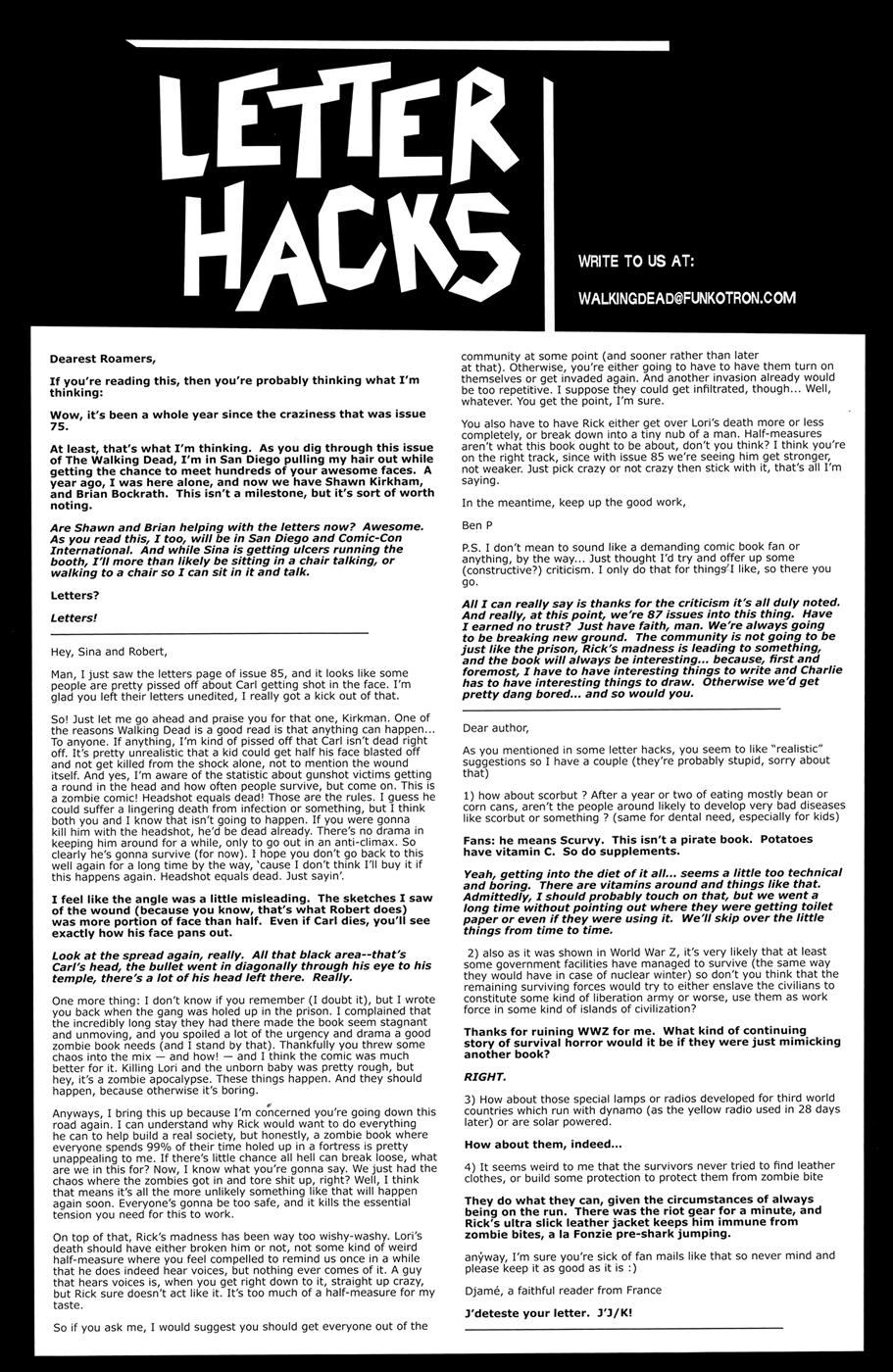 The Walking Dead Chapter 87 - 27