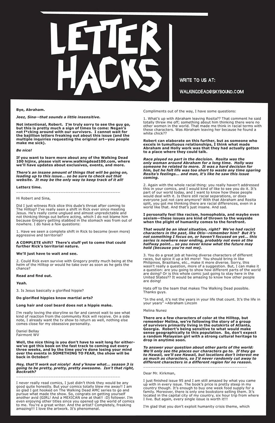 The Walking Dead Chapter 98 - 27