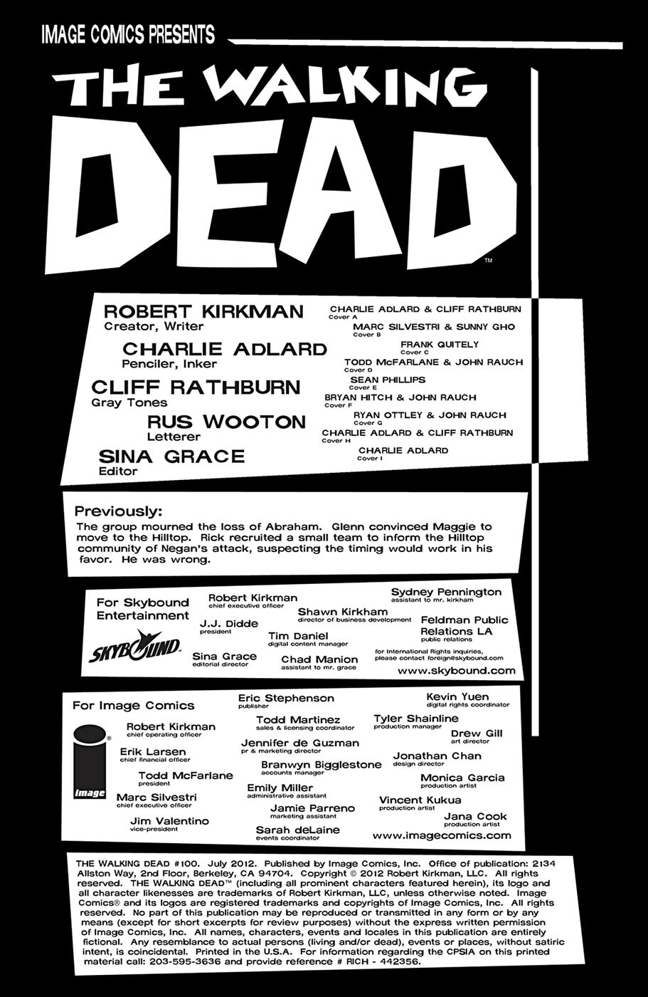 The Walking Dead Chapter 100 - 4