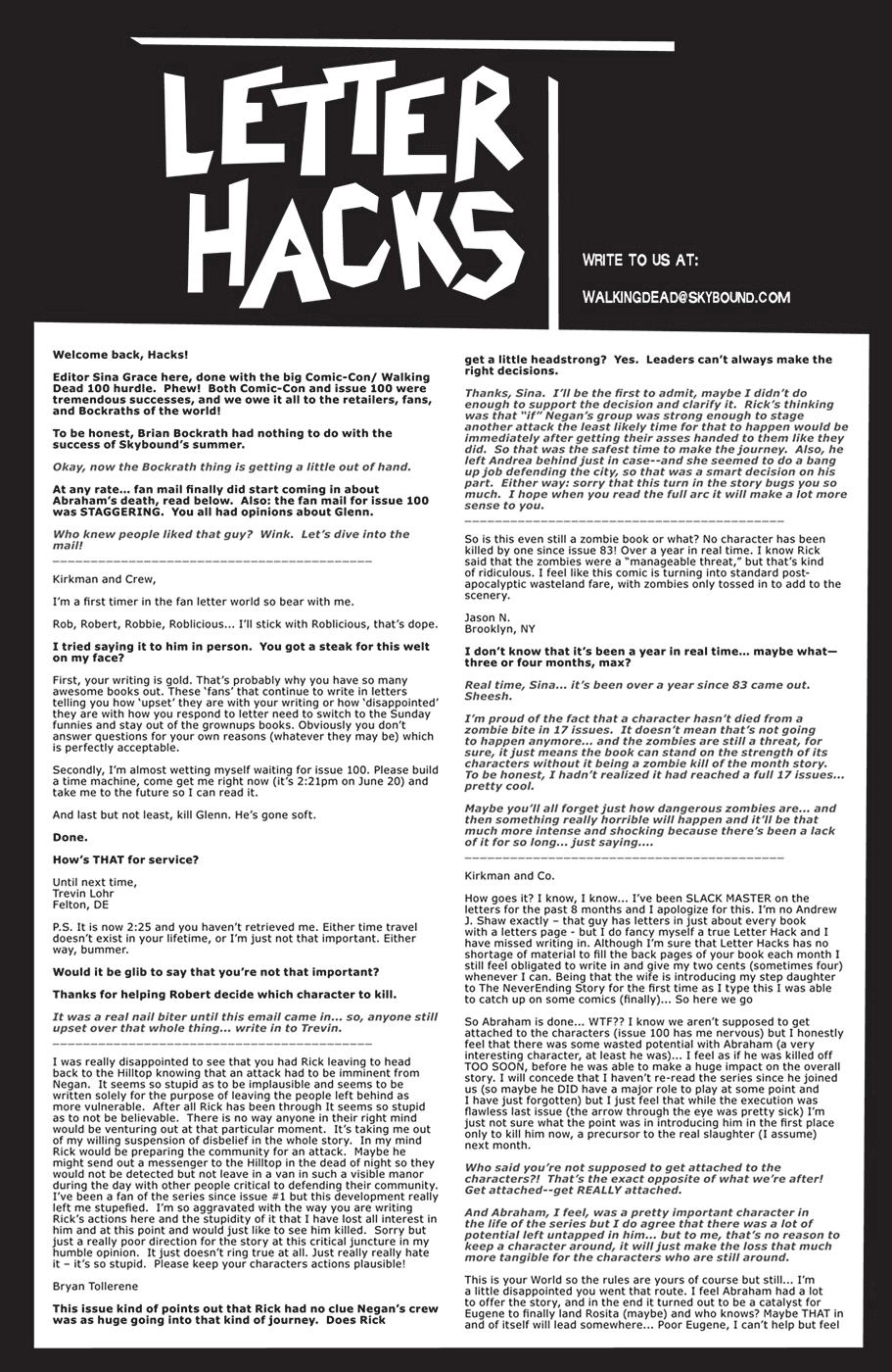 The Walking Dead Chapter 101 - 25