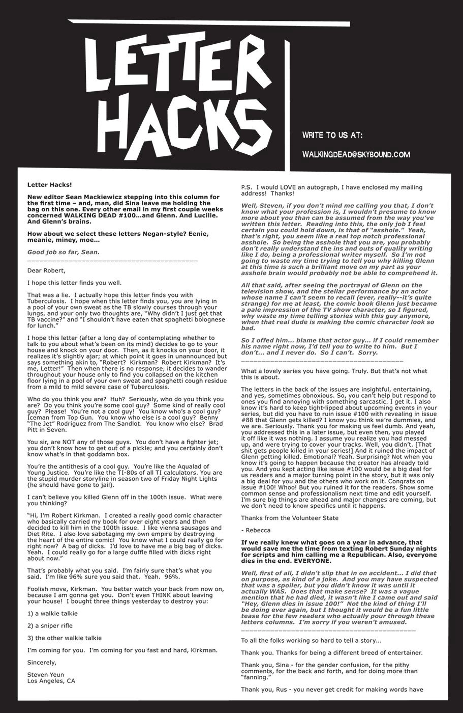 The Walking Dead Chapter 102 - 27