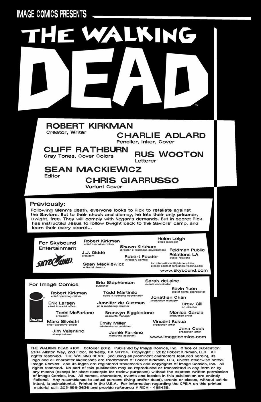 The Walking Dead Chapter 103 - 4