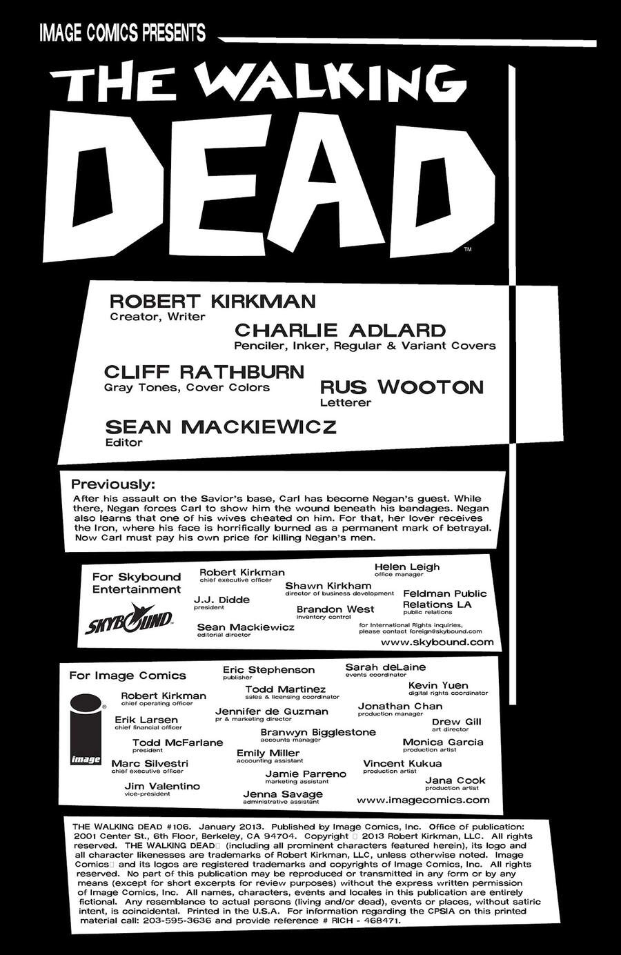 The Walking Dead Chapter 106 - 3