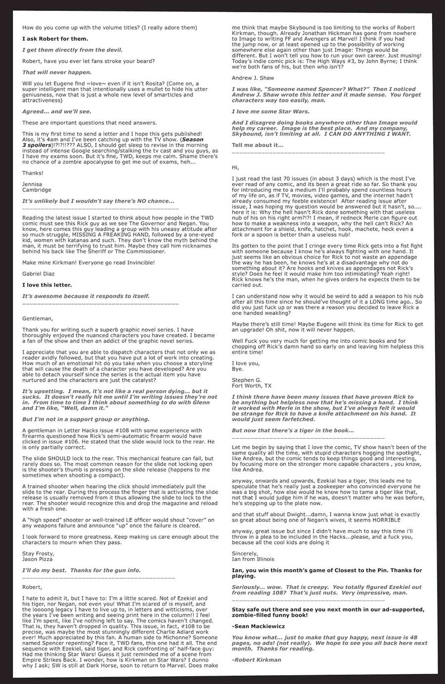 The Walking Dead Chapter 110 - 27