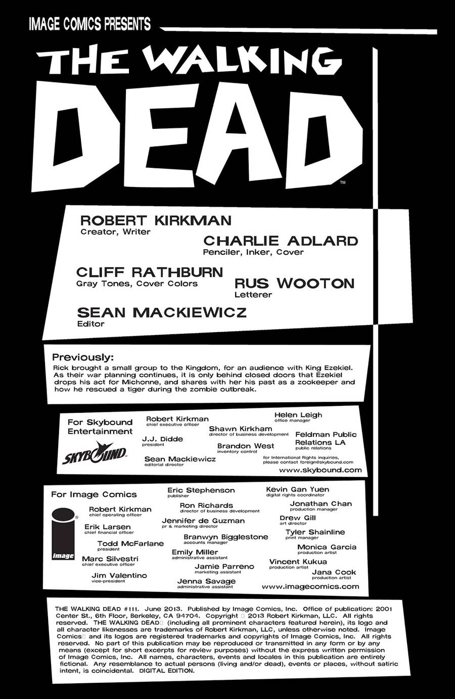 The Walking Dead Chapter 111 - 3