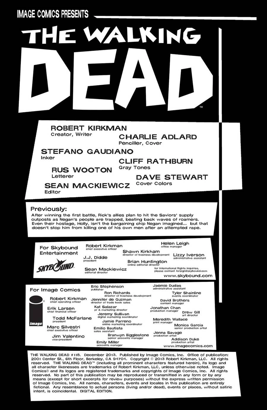 The Walking Dead Chapter 118 - 3