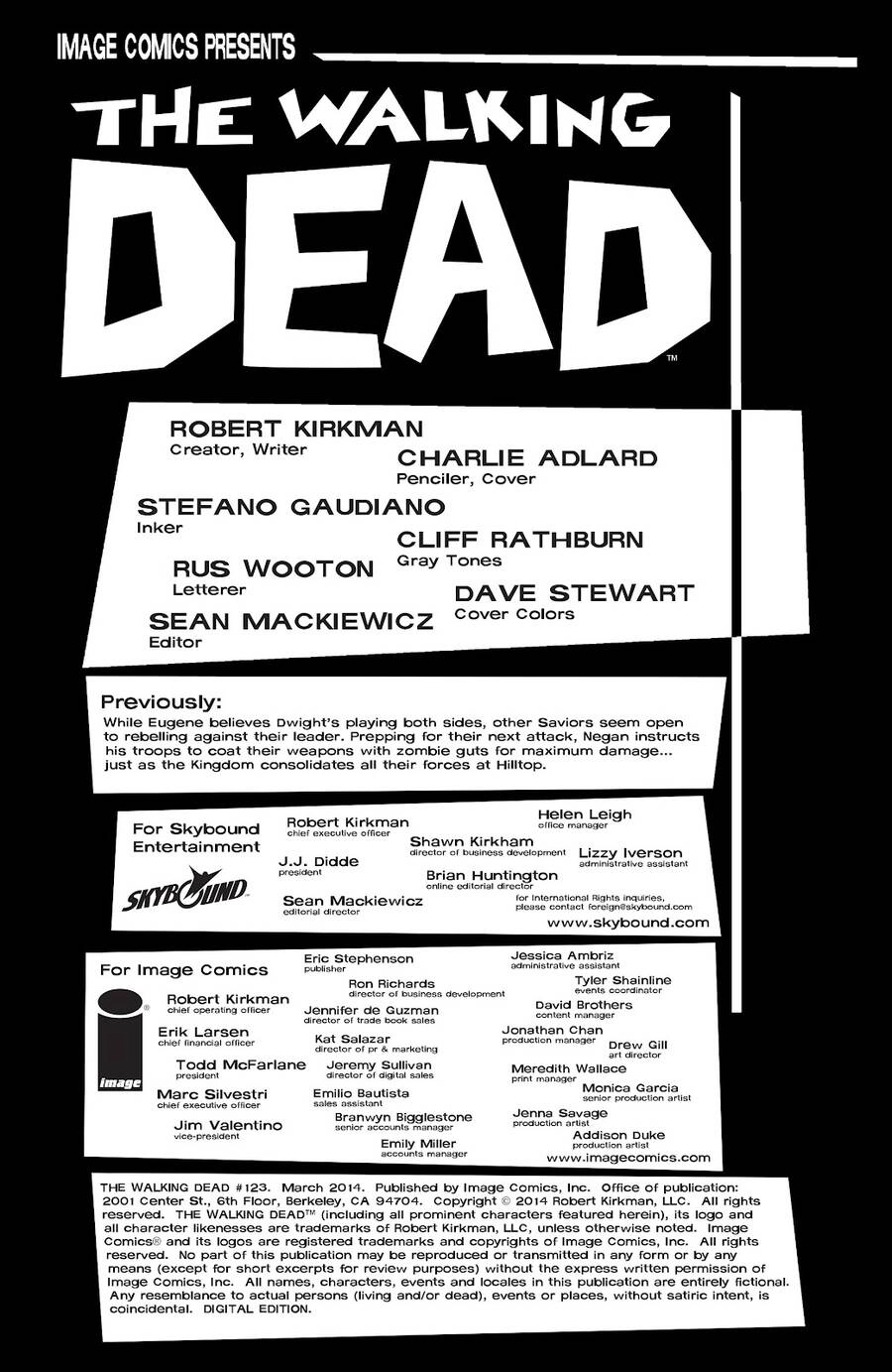 The Walking Dead Chapter 123 - 3