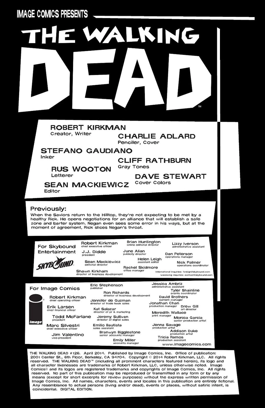 The Walking Dead Chapter 126 - 2