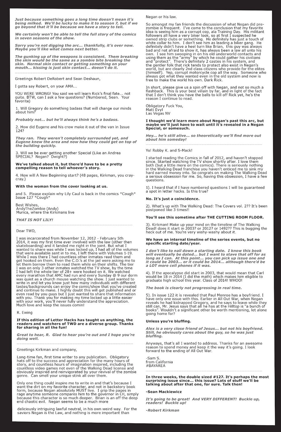 The Walking Dead Chapter 126.5 - 14