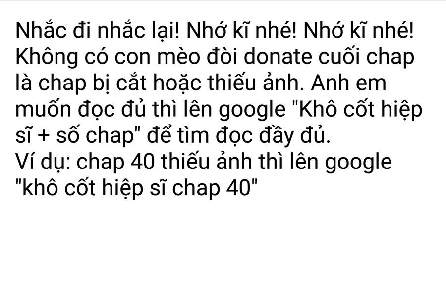 Khô Cốt Hiệp Sĩ Chapter 40 - 1