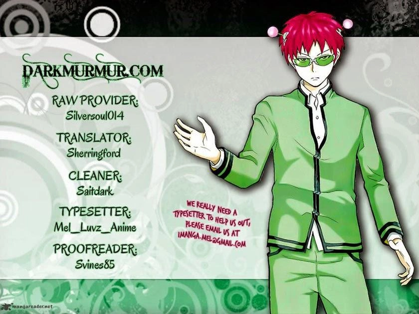 Saiki Kusuo No Sainan Chapter 18 - 19
