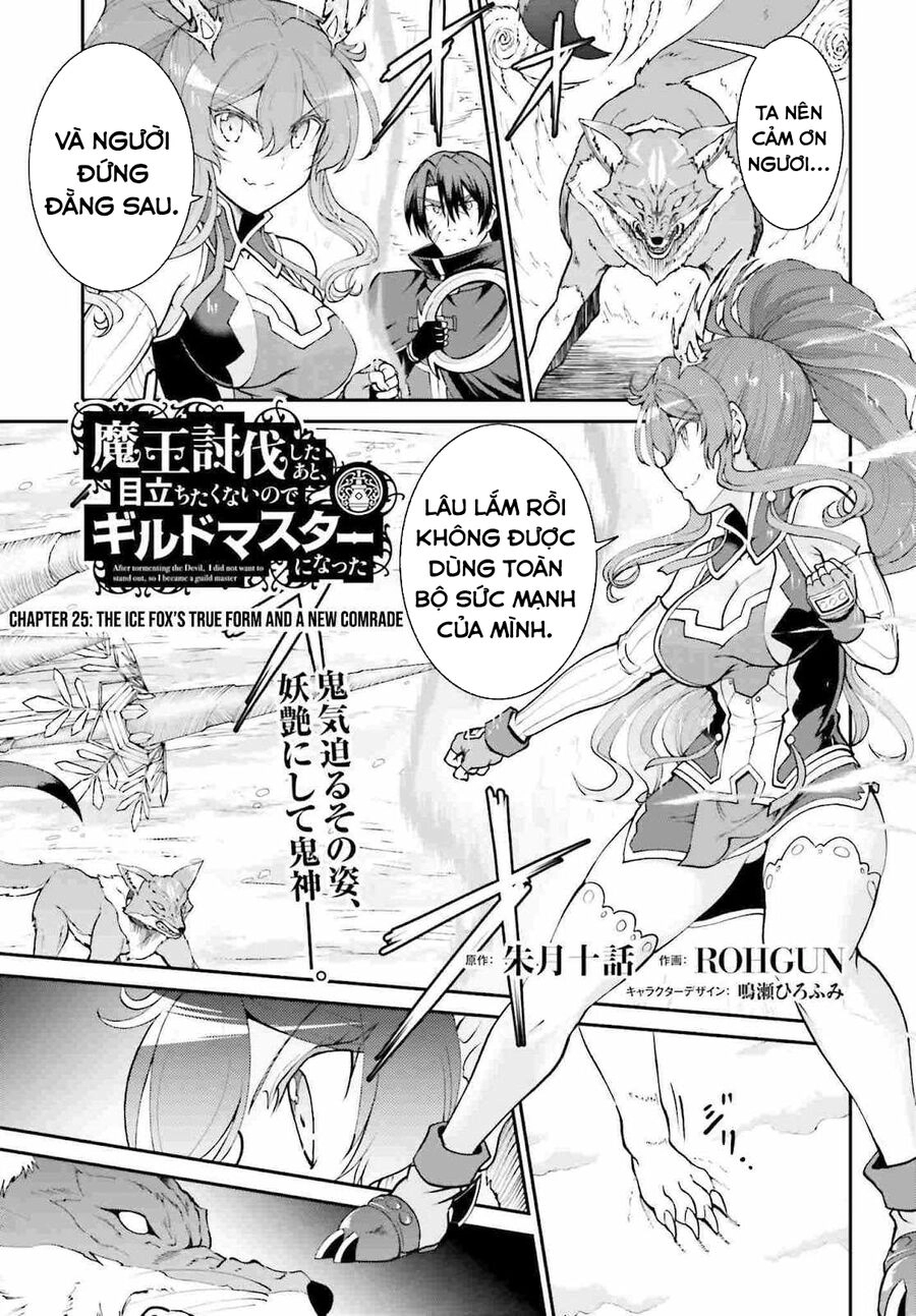 Maou Toubatsu Shita Ato, Medachitakunai Node Guild Master Ni Natta Chapter 25 - 2