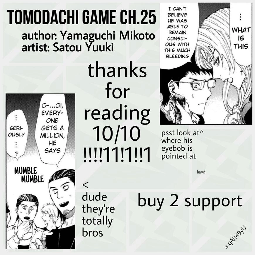 Tomodachi Game Chapter 25 - 45