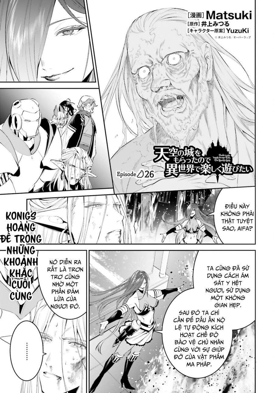 Tenkuu No Shiro O Moratta No De Isekai De Tanoshiku Asobitai Chapter 26 - 3