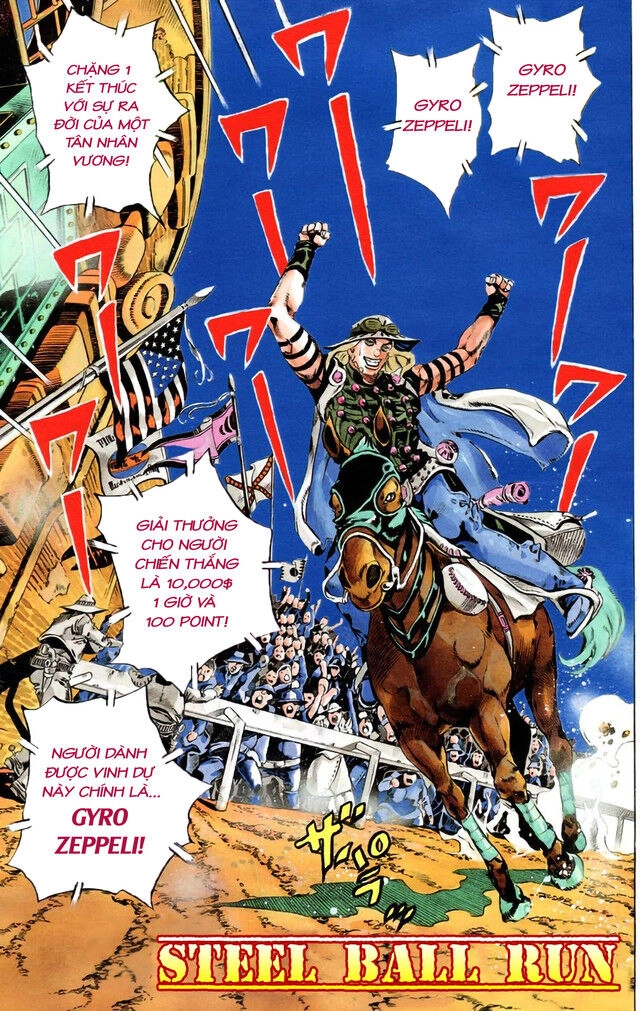 Cuộc Phiêu Lưu Bí Ẩn Phần 7: Steel Ball Run Chapter 12 - 3