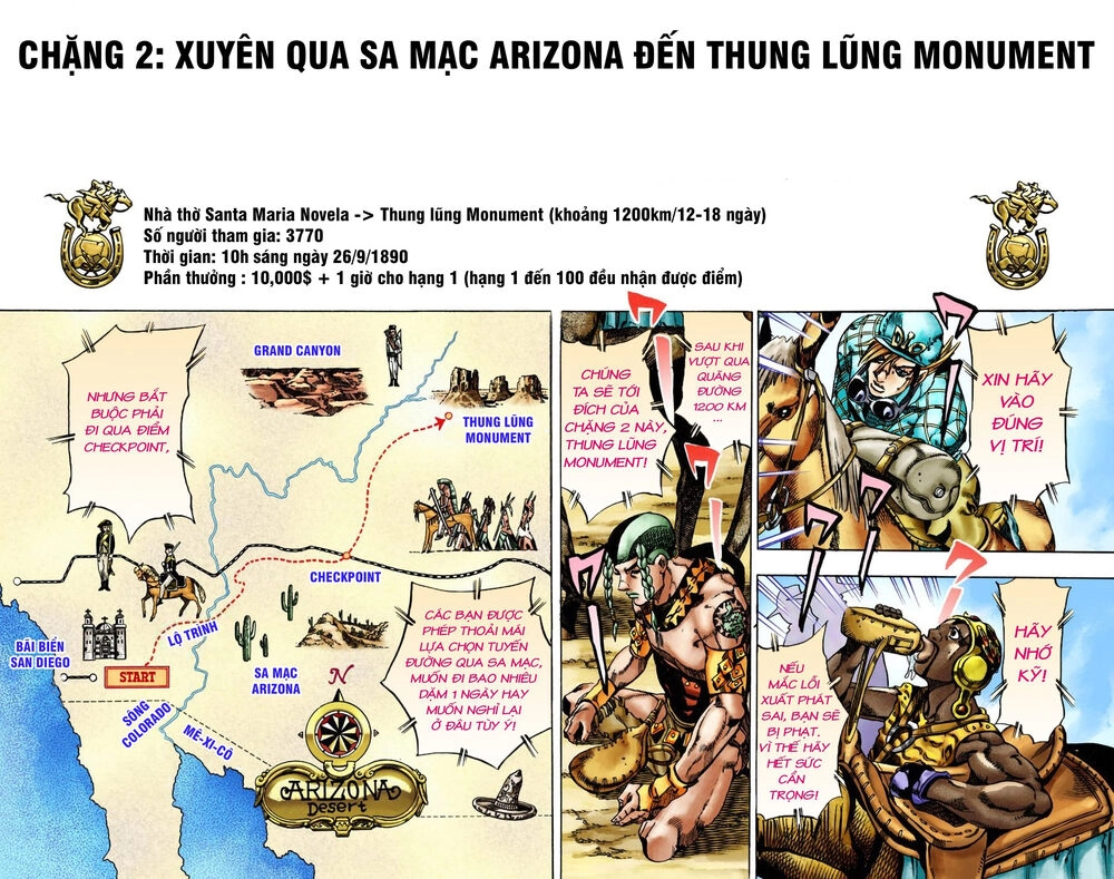Cuộc Phiêu Lưu Bí Ẩn Phần 7: Steel Ball Run Chapter 13 - 16