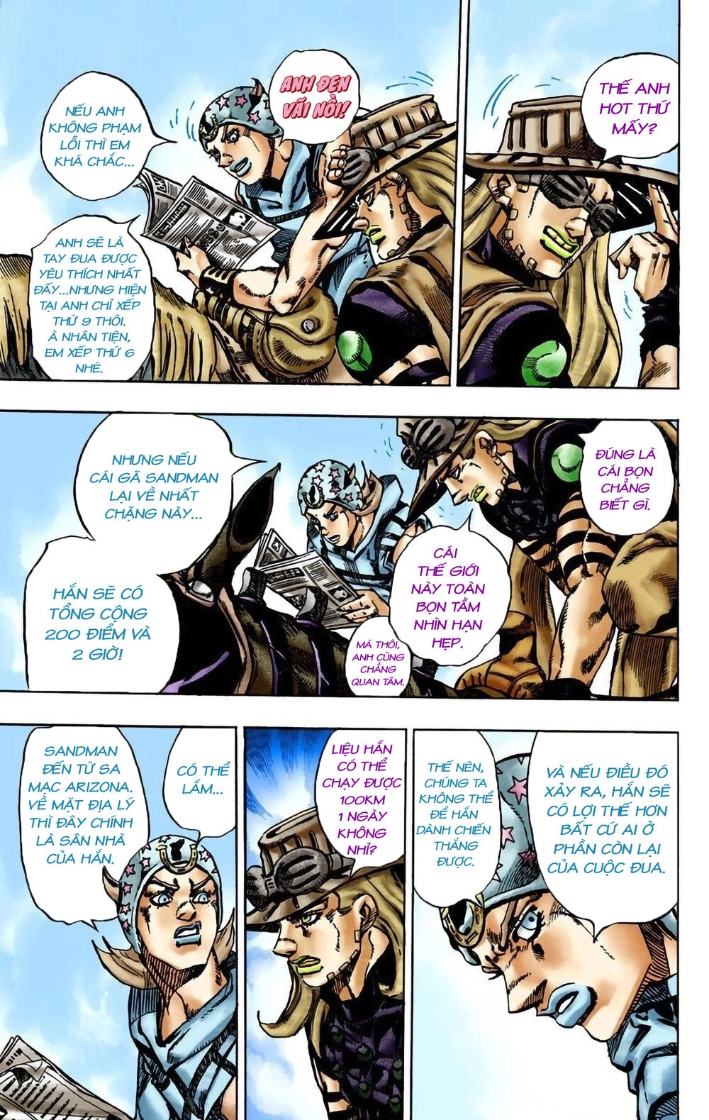 Cuộc Phiêu Lưu Bí Ẩn Phần 7: Steel Ball Run Chapter 13 - 18