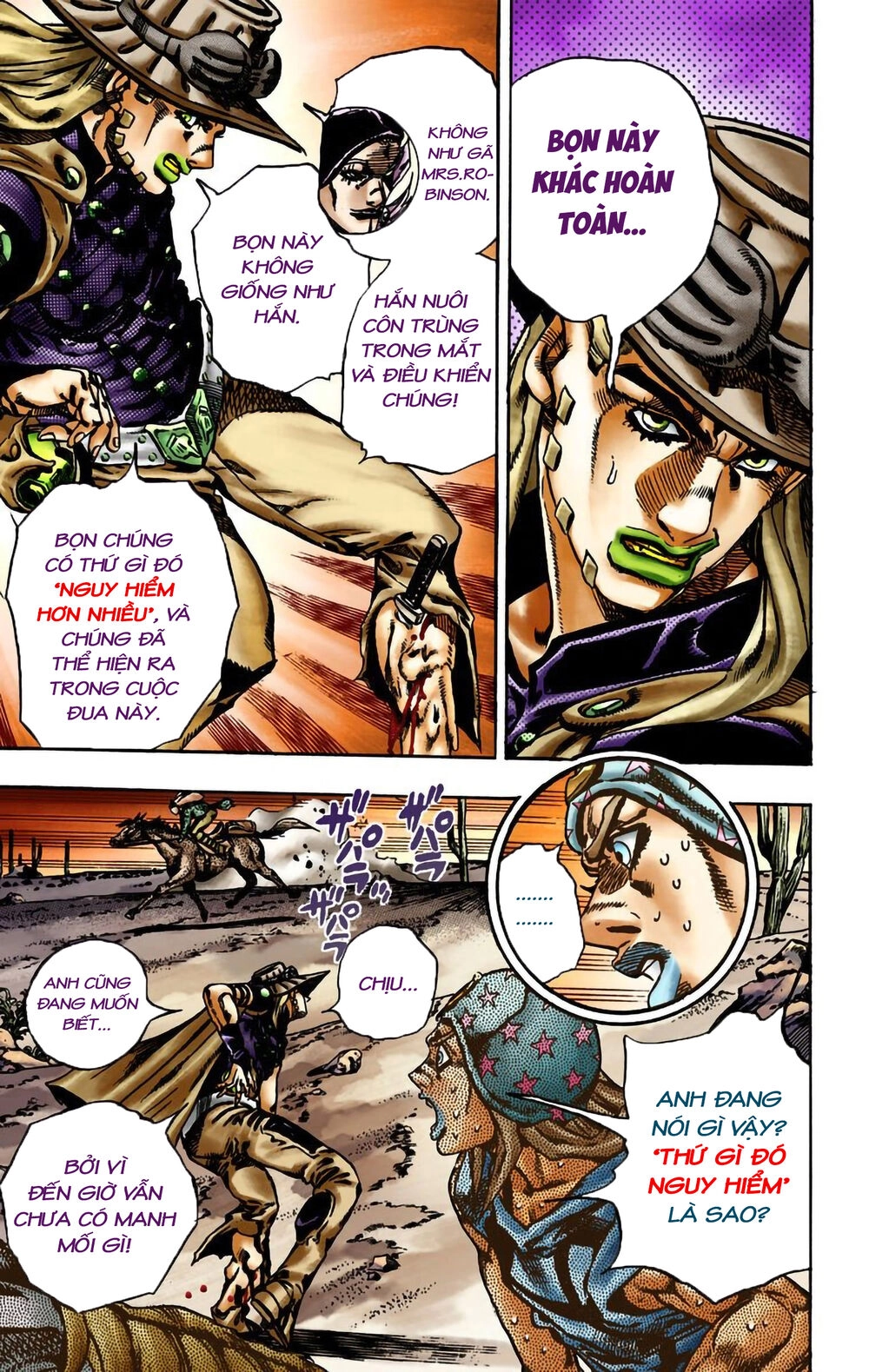 Cuộc Phiêu Lưu Bí Ẩn Phần 7: Steel Ball Run Chapter 16 - 17
