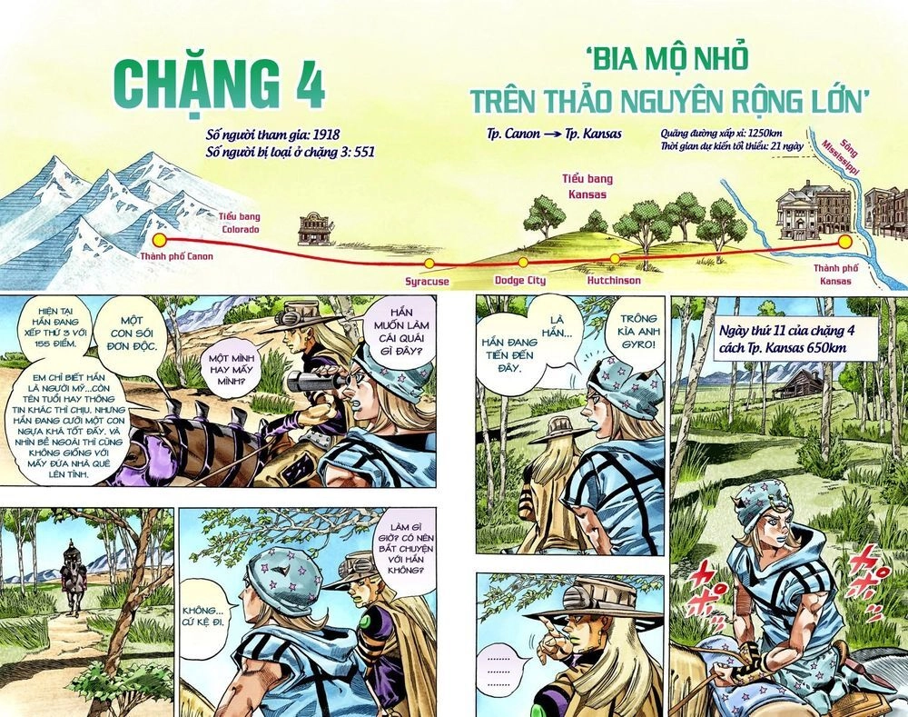Cuộc Phiêu Lưu Bí Ẩn Phần 7: Steel Ball Run Chapter 33 - 3