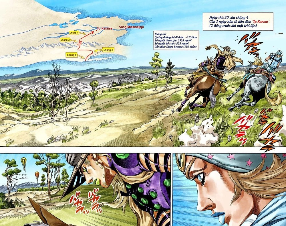Cuộc Phiêu Lưu Bí Ẩn Phần 7: Steel Ball Run Chapter 36 - 4