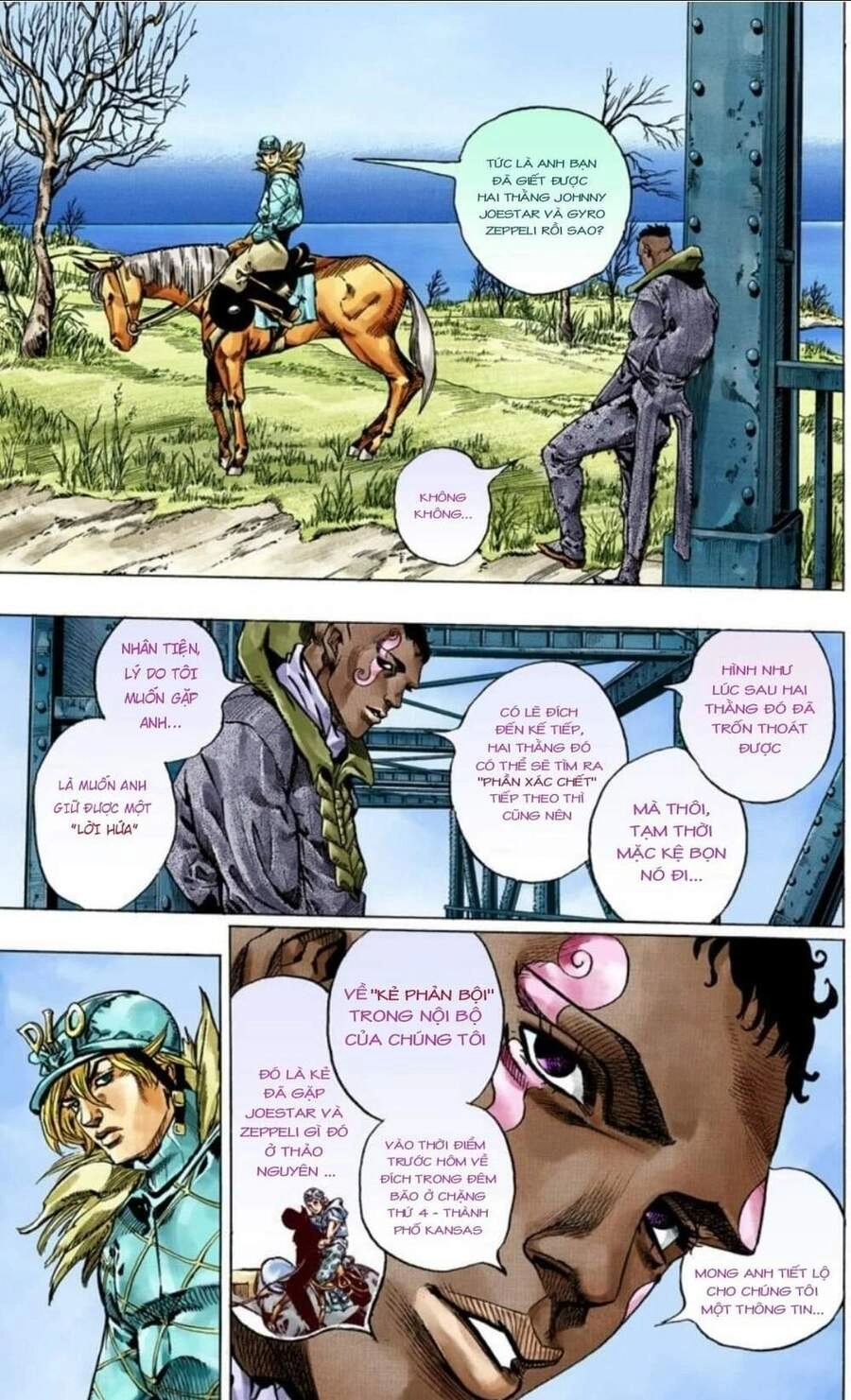 Cuộc Phiêu Lưu Bí Ẩn Phần 7: Steel Ball Run Chapter 48 - 25
