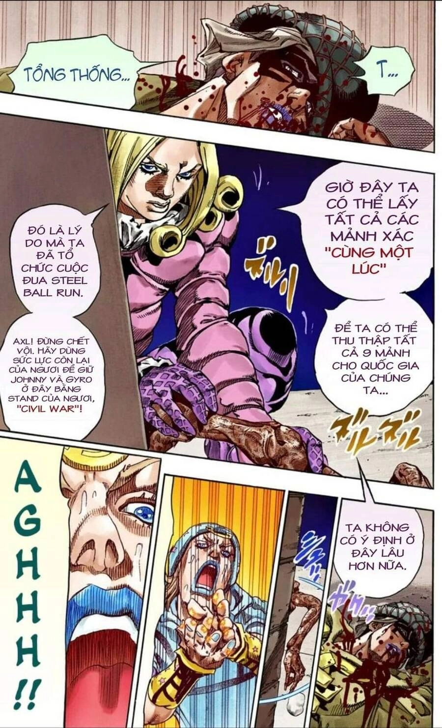 Cuộc Phiêu Lưu Bí Ẩn Phần 7: Steel Ball Run Chapter 59 - 52
