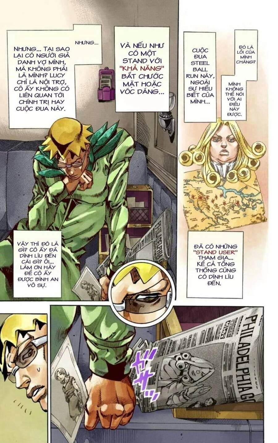 Cuộc Phiêu Lưu Bí Ẩn Phần 7: Steel Ball Run Chapter 60 - 15