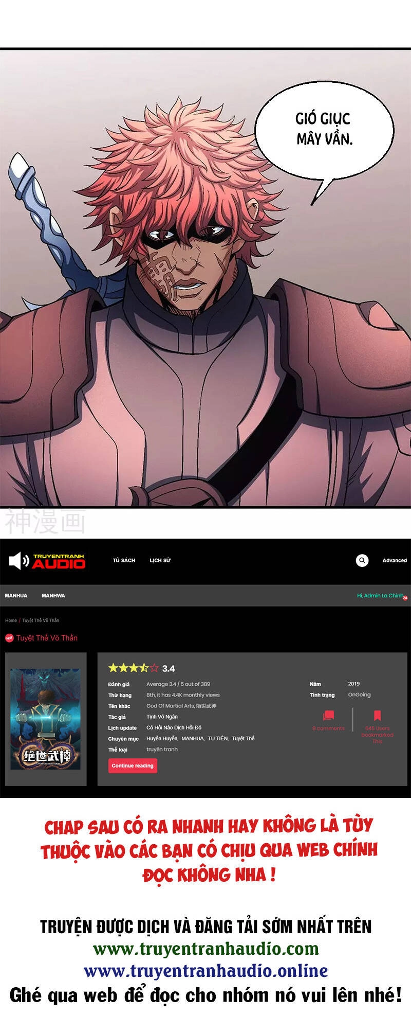 Tuyệt Thế Võ Thần Chapter 390 - 38