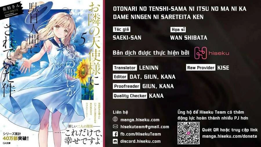 Otonari No Tenshi-Sama Ni Itsunomanika Dame Ningen Ni Sareteita Ken Chapter 1 - 1