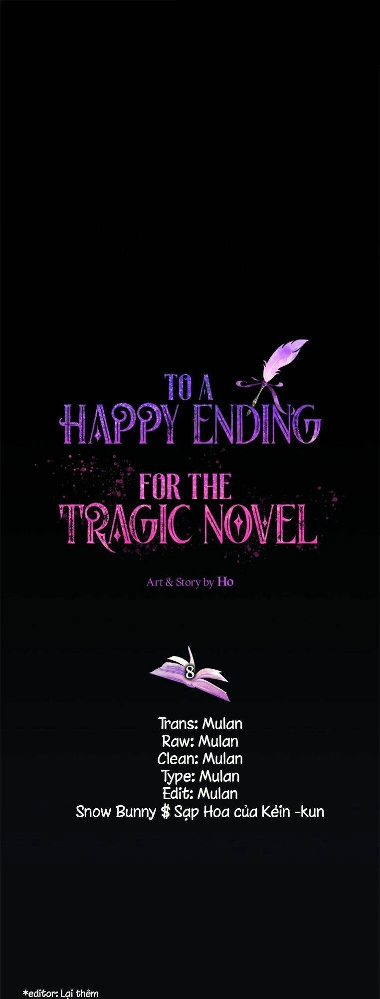 Vì Kết Cục Có Hậu Cho Cuốn Tiểu Thuyết Bi Kịch Chapter 8 - 2