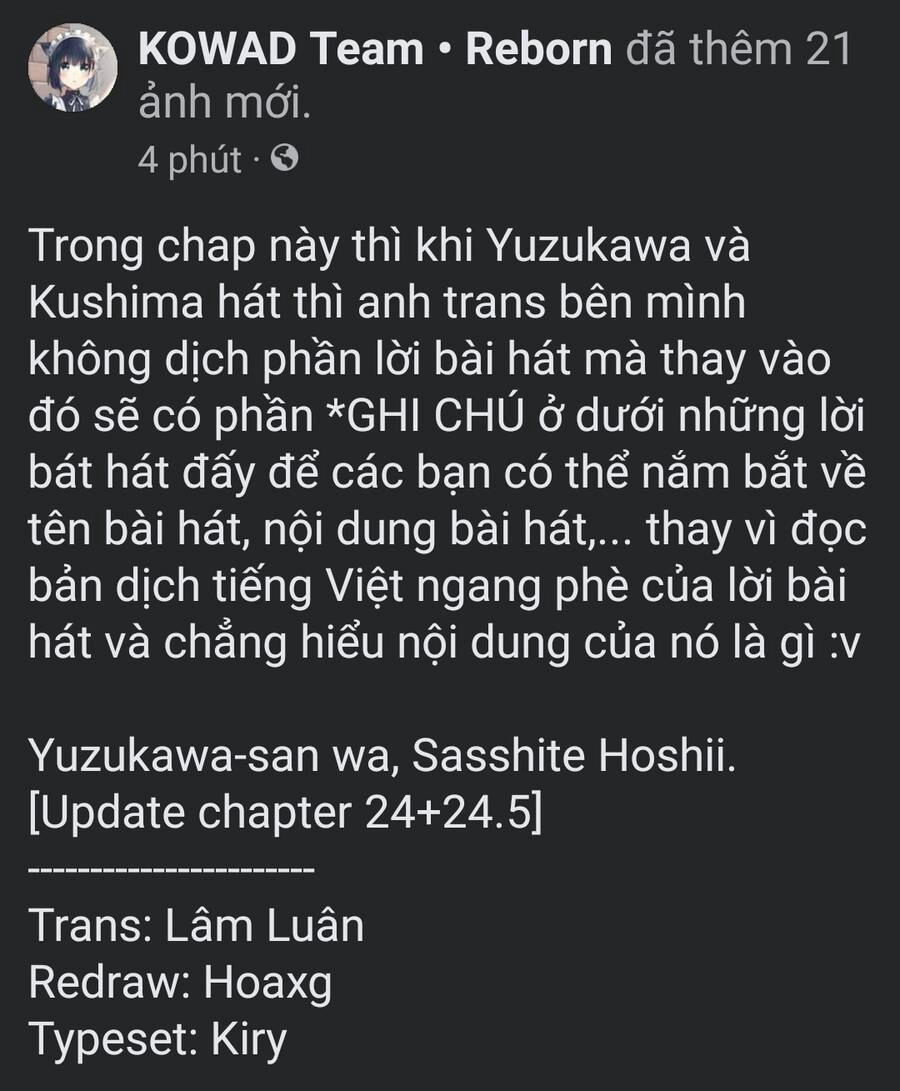 Yuzukawa-San Wa, Sasshite Hoshii Chapter 24 - 1