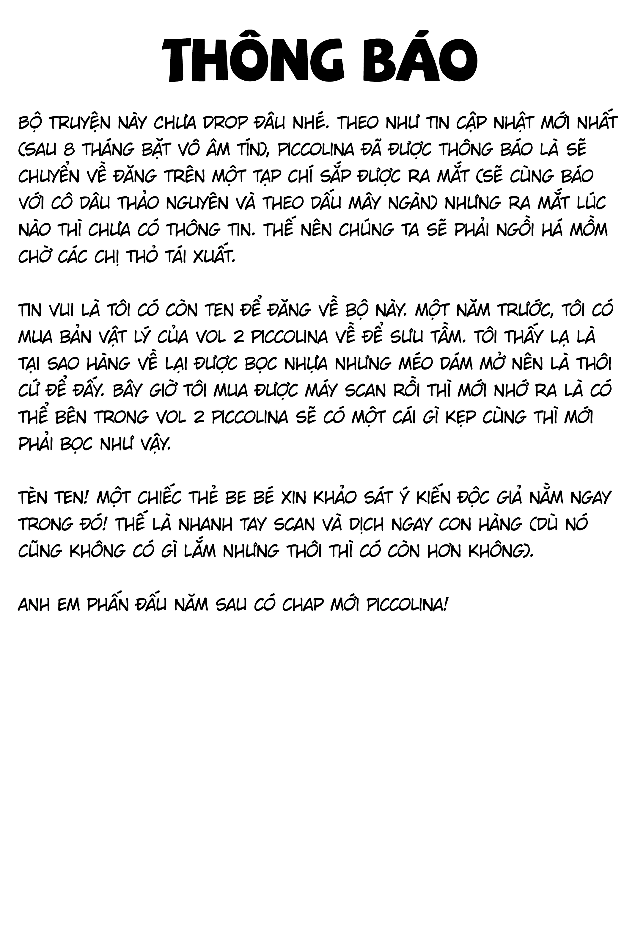 Piccolina (Anh Xiên Nướng Và Em Bunny Girl) Chapter 14.6 - 1