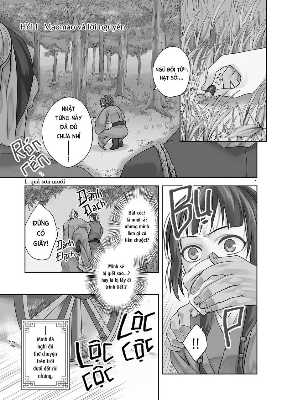 Dược Sư Tự Sự - Nhật Ký Giải Mã Bí Ẩn Chốn Hậu Cung Của Maomao Chapter 1 - 1