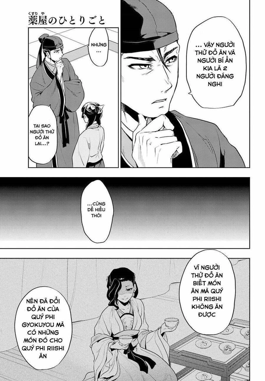 Dược Sư Tự Sự - Nhật Ký Giải Mã Bí Ẩn Chốn Hậu Cung Của Maomao Chapter 9 - 19