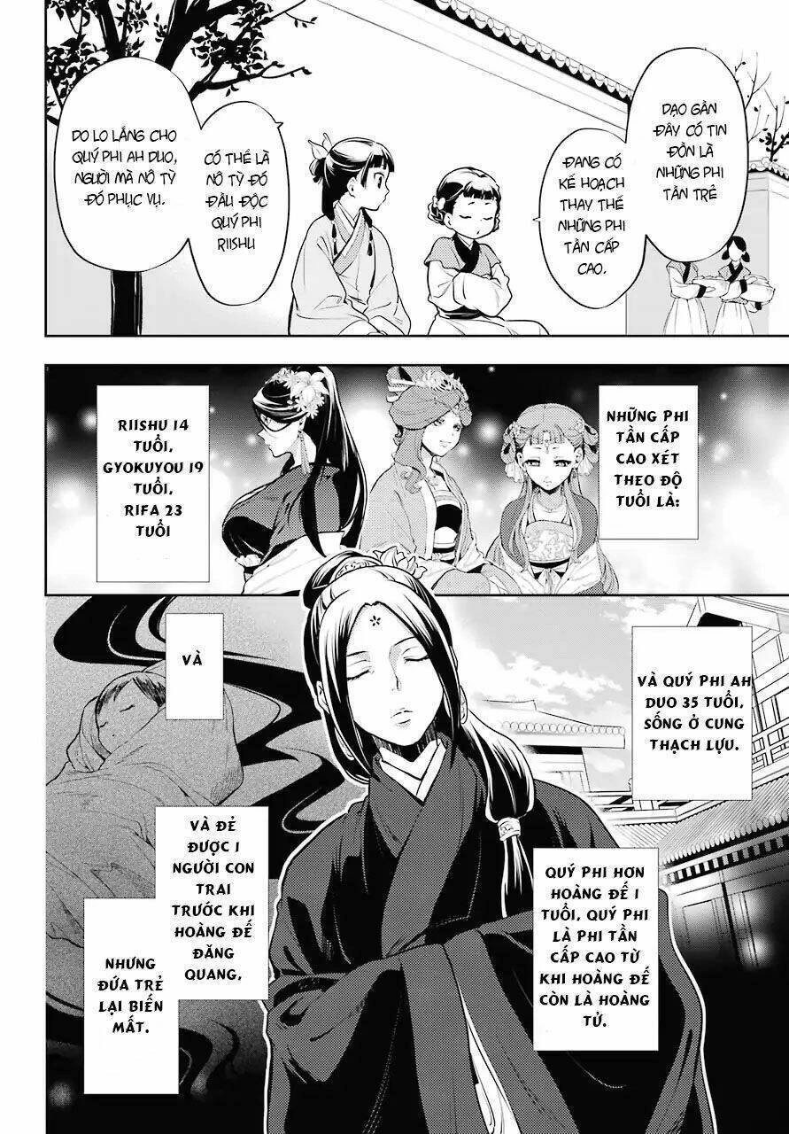 Dược Sư Tự Sự - Nhật Ký Giải Mã Bí Ẩn Chốn Hậu Cung Của Maomao Chapter 15 - 17